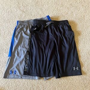 2 YXL Under Armour Shorts